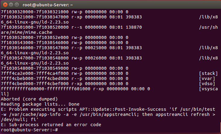 ubuntu problem executing scripts apt